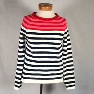 Joules Knitwear Chenille Striped Sweater Size 2